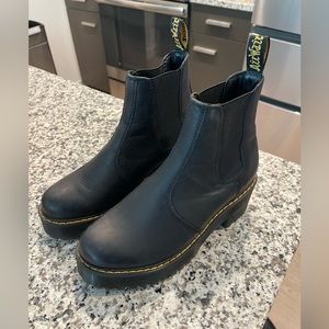 Dr. Martens Rometty Leather Platform Chelsea Boots